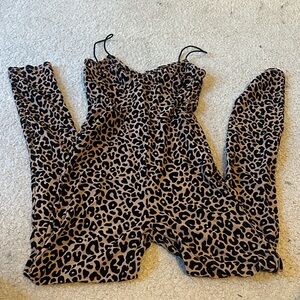 Leopard Print Jumpsuit